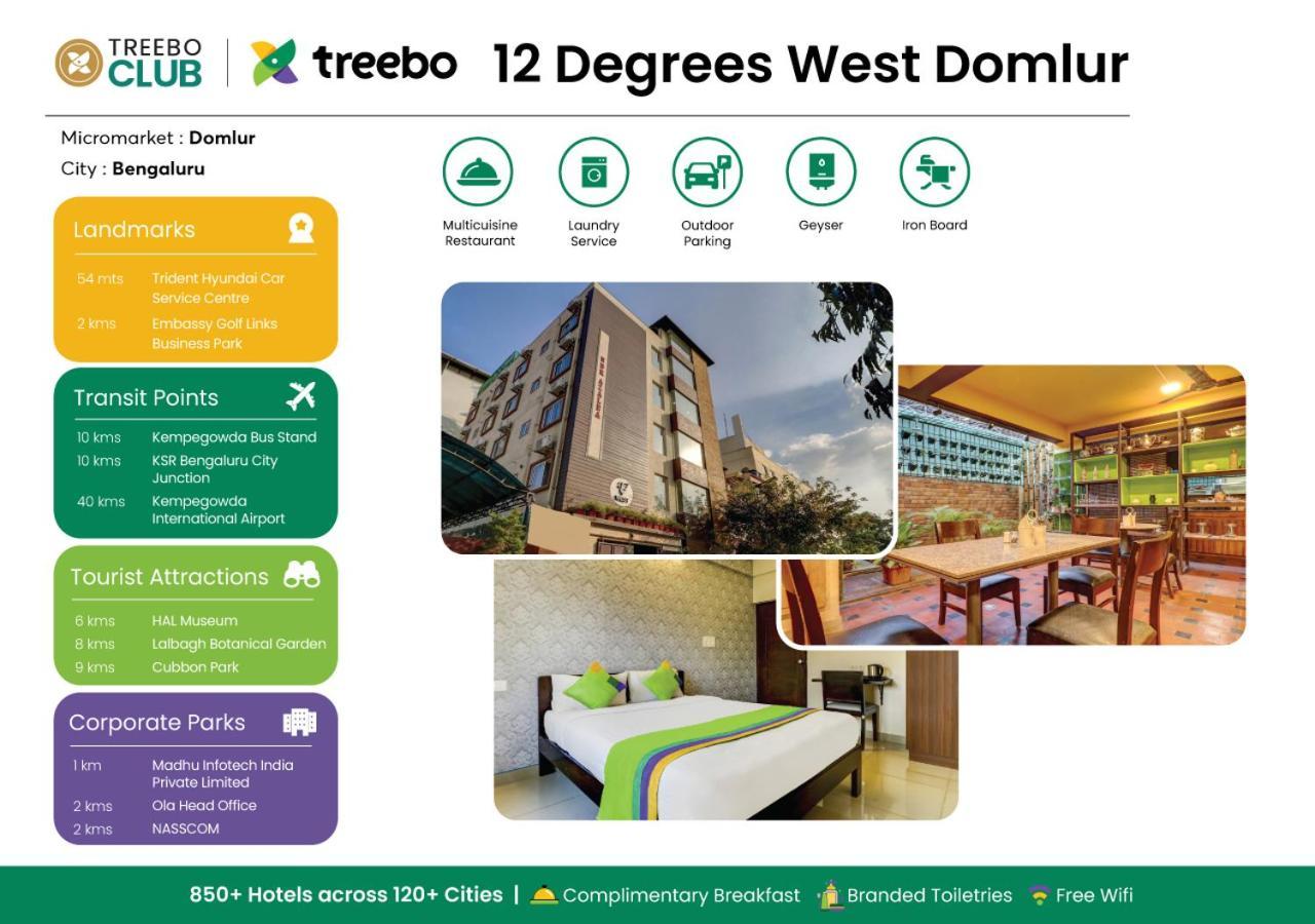 Treebo 12 Degrees West, 750 M From Embassy Golf Links Business Park Bangalore Bagian luar foto